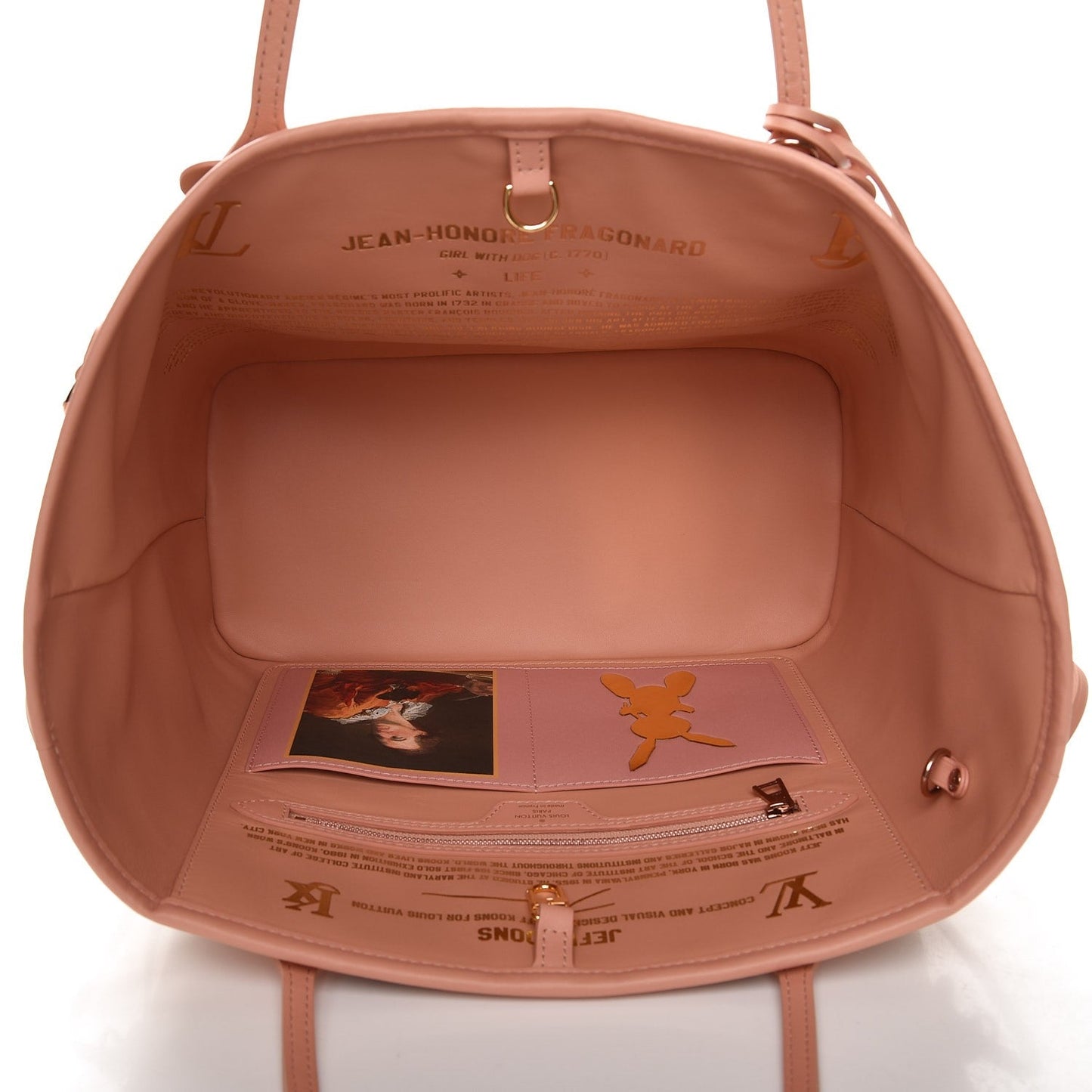 LOUIS VUITTON MASTERS COLLECTION FRAGONARD NEVERFULL TOTE BAG MM