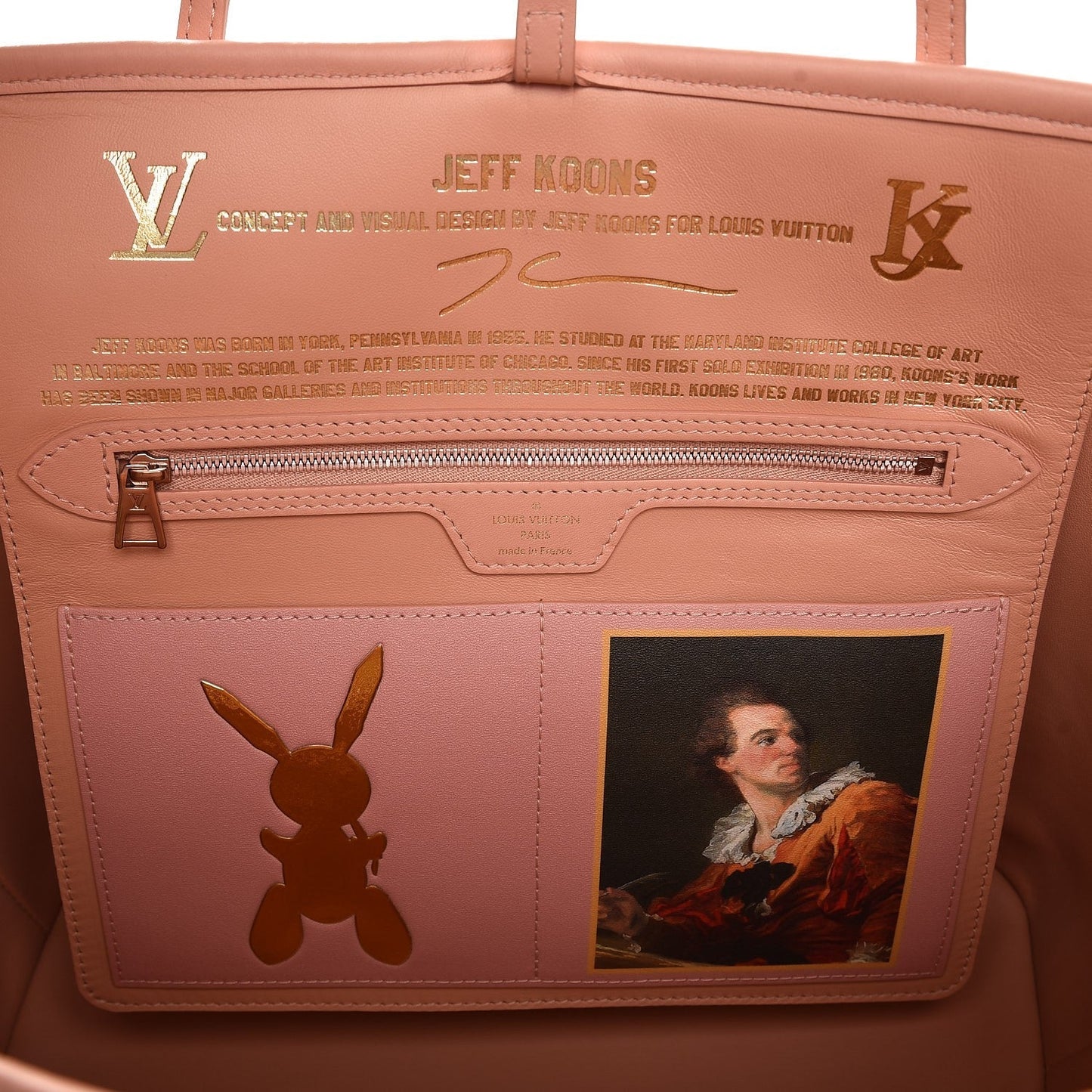 LOUIS VUITTON MASTERS COLLECTION FRAGONARD NEVERFULL TOTE BAG MM