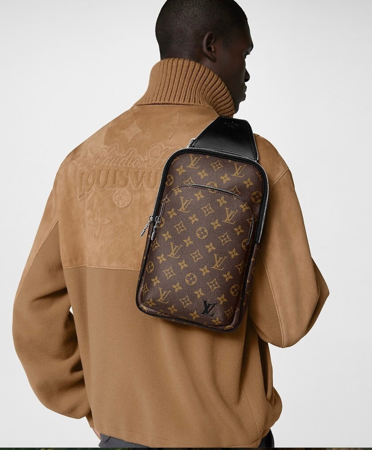 LOUIS VUITTON MONOGRAM MACASSAR AVENUE SLINGBAG