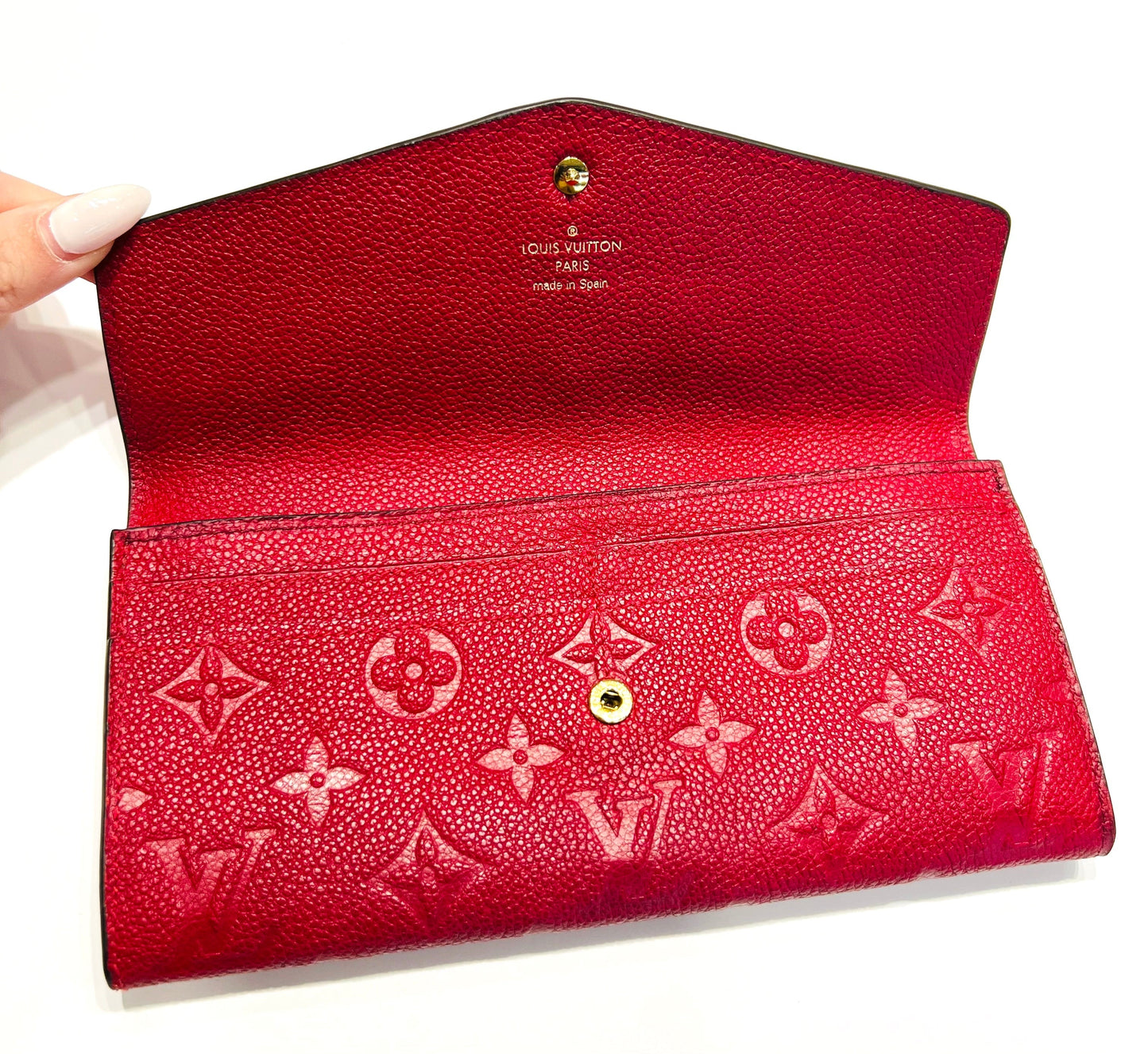 LOUIS VUITTON MONOGRAM EMPREINTE CURIEUSE WALLET