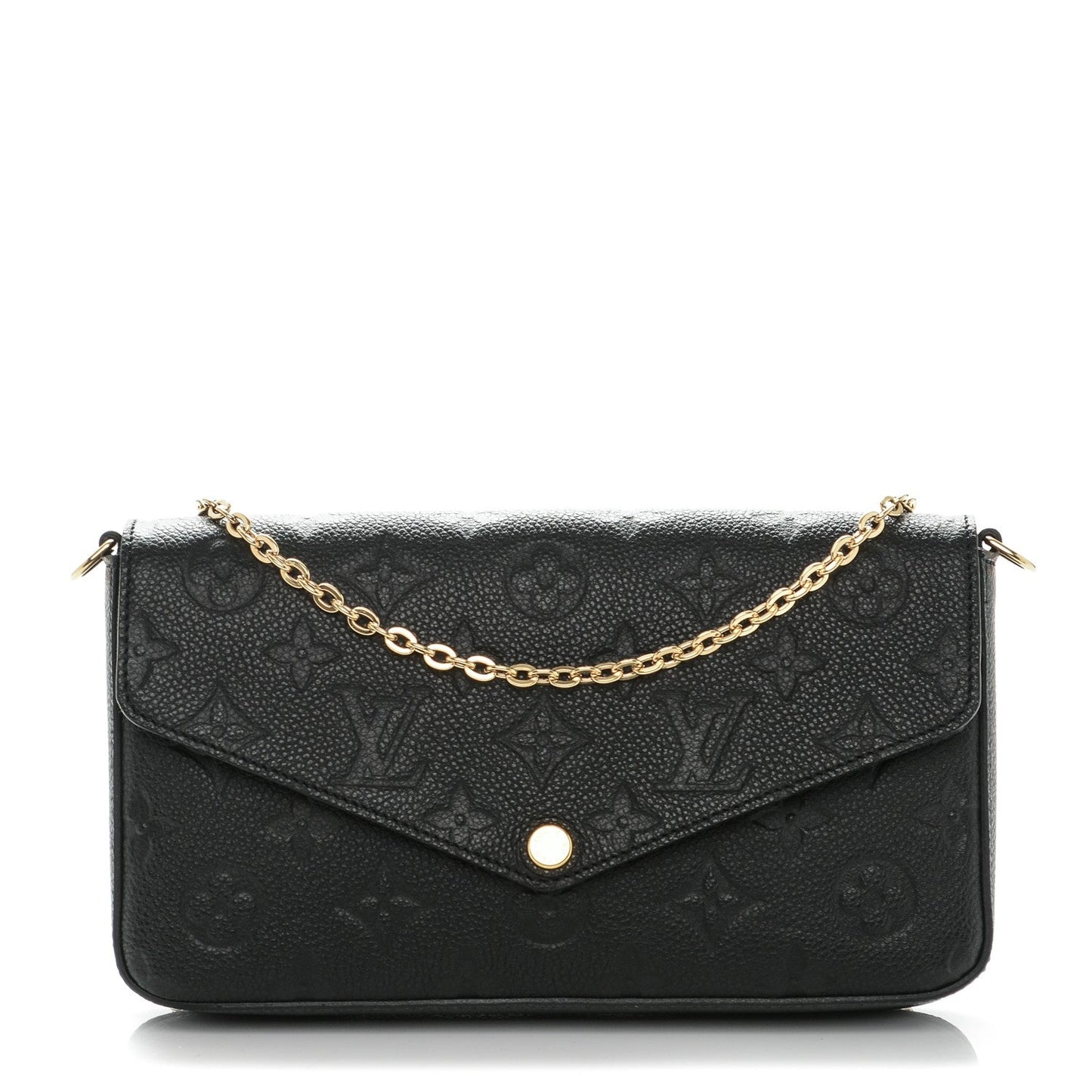 LOUIS VUITTON MONOGRAM EMPREINTE LEATHER FÉLICIE CHAIN BAG