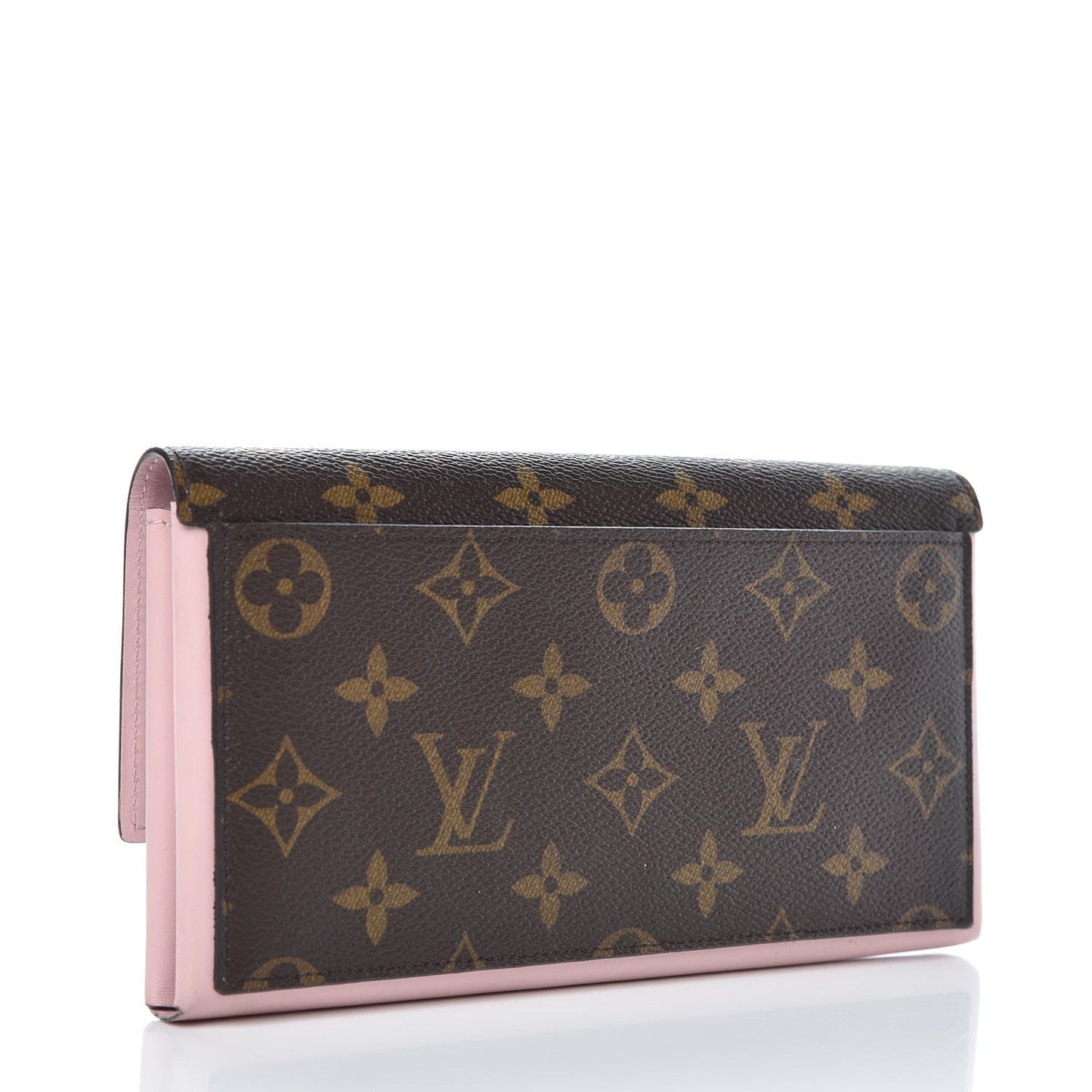 GLM-MONOGRAM FLORE WALLET ROSE BALLERINE