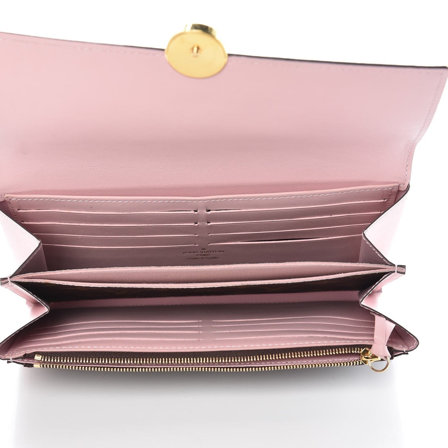 GLM-MONOGRAM FLORE WALLET ROSE BALLERINE