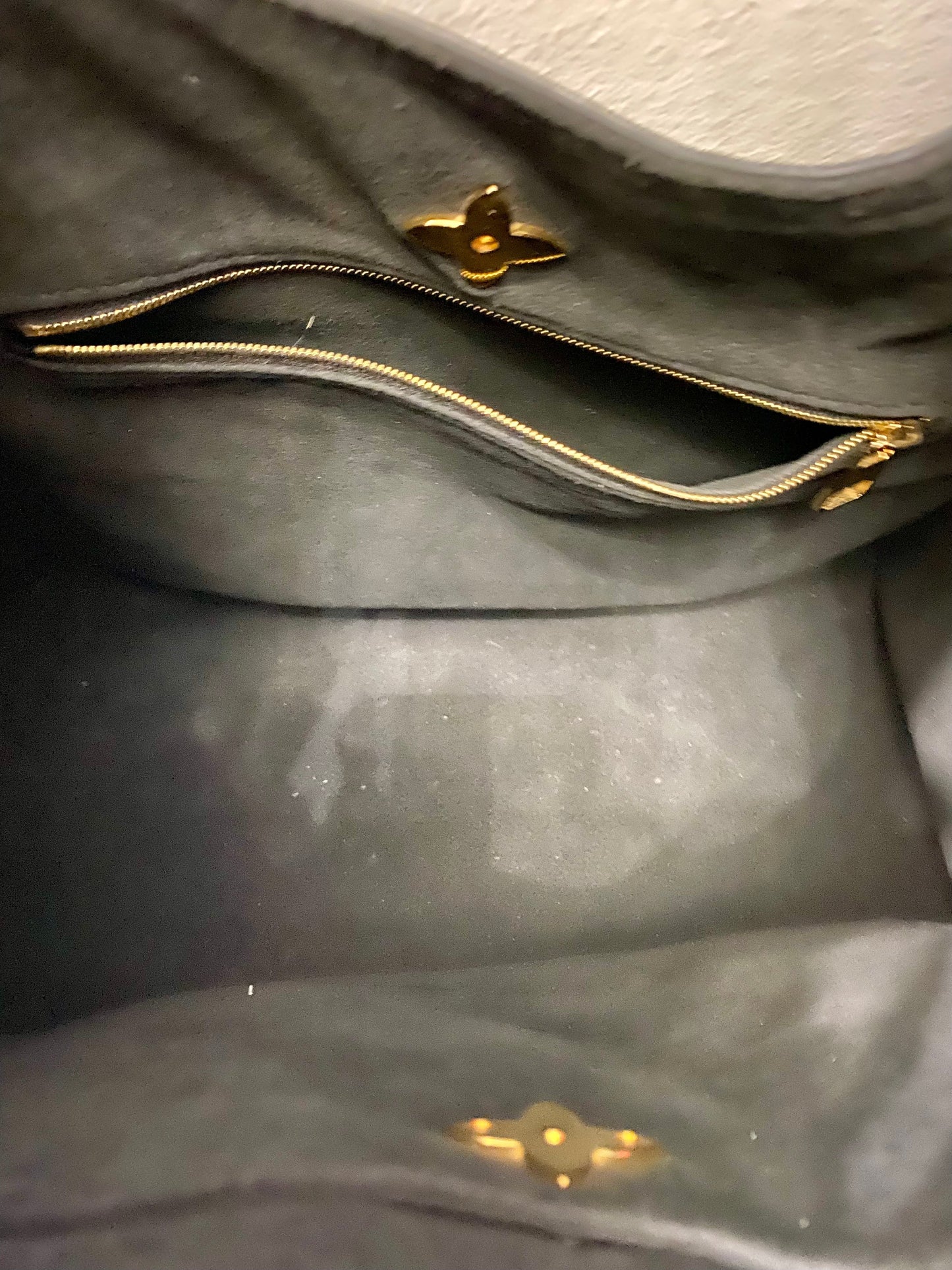 LOUIS VUITTON MONOGRAM FLOWER HOBO BAG NOIR
