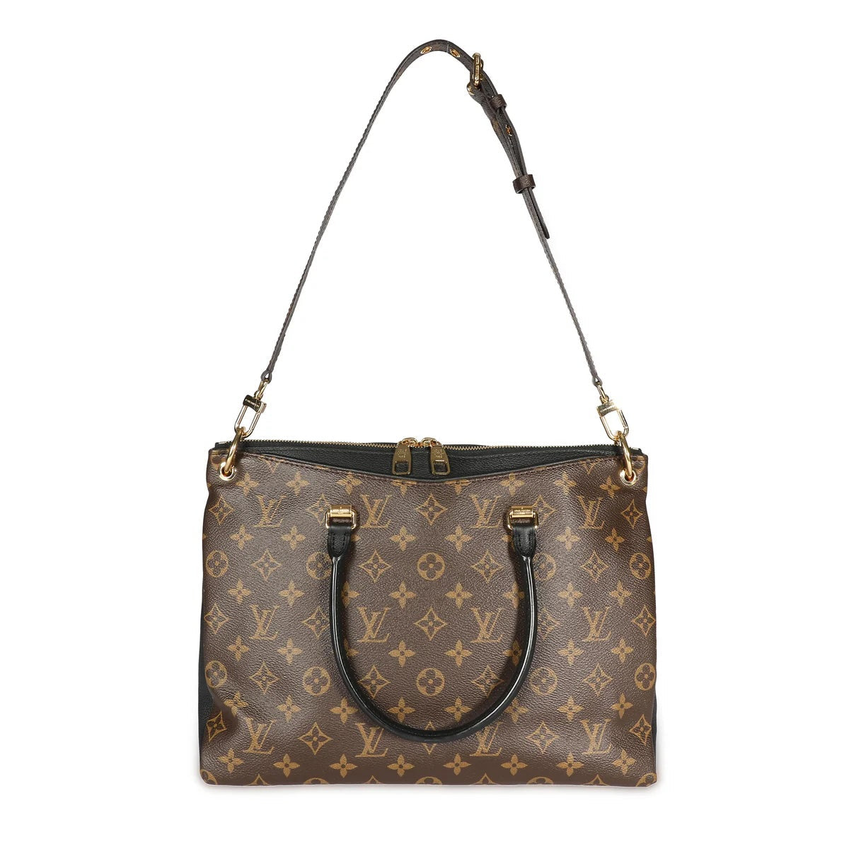 LOUIS VUITTON MONOGRAM PALLAS NOIR MM SHOULDER BAG