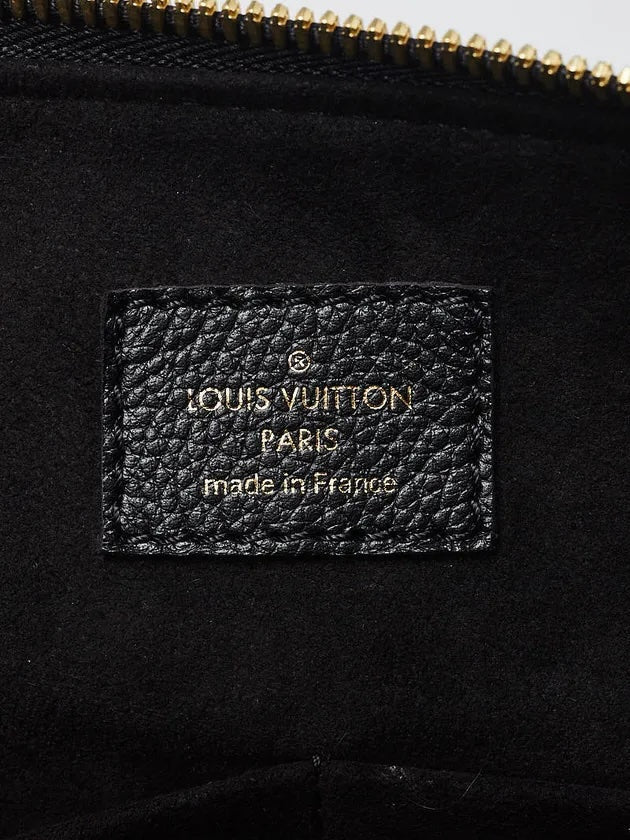 LOUIS VUITTON MONOGRAM PALLAS NOIR MM SHOULDER BAG