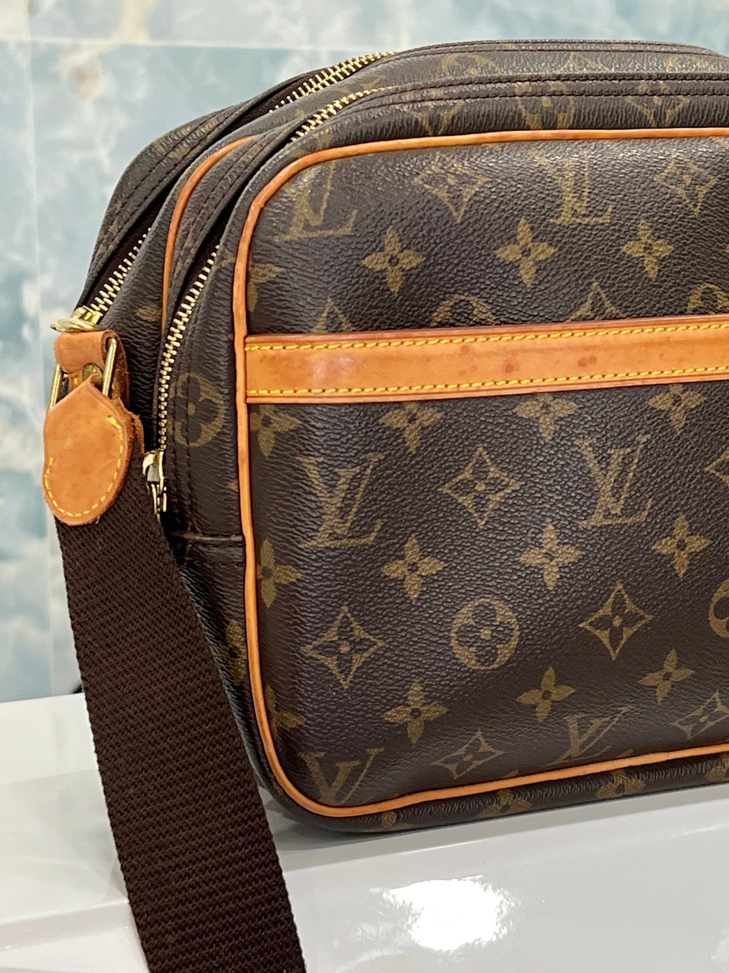 LOUIS VUITTON MONOGRAM CANVAS REPORTER PM BAG