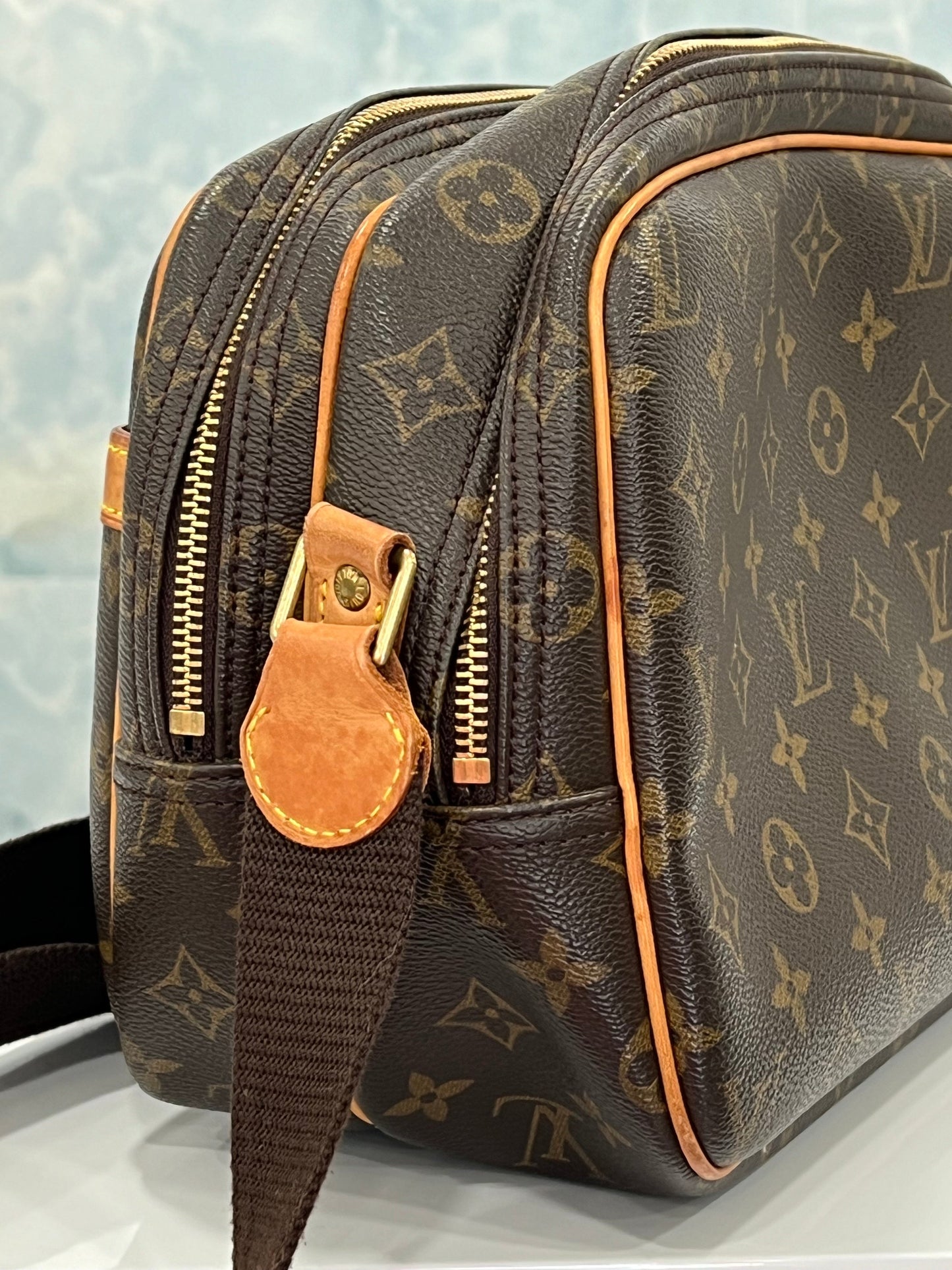 LOUIS VUITTON MONOGRAM CANVAS REPORTER PM BAG