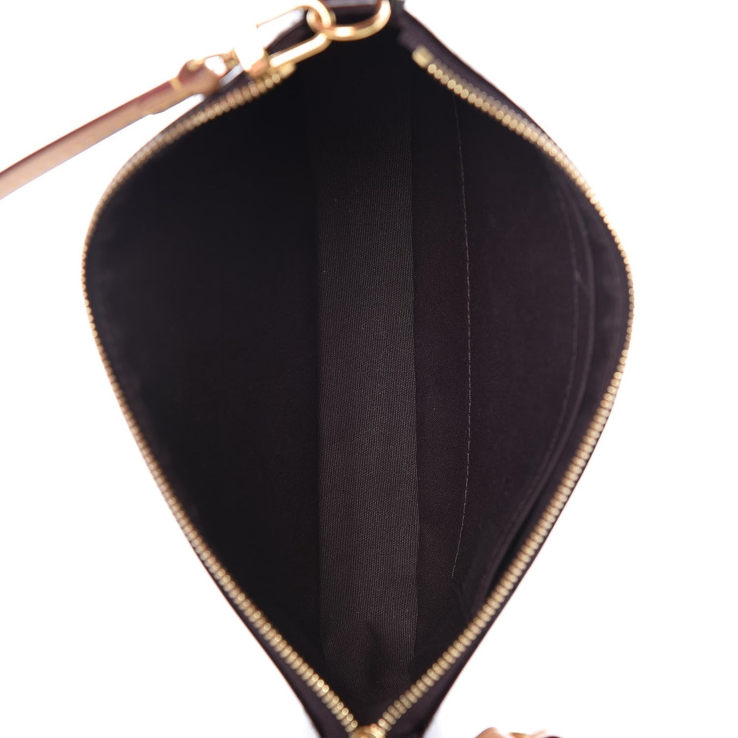 LOUIS VUITTON MONOGRAM VERNIS LEATHER POCHETTE AMARANTE