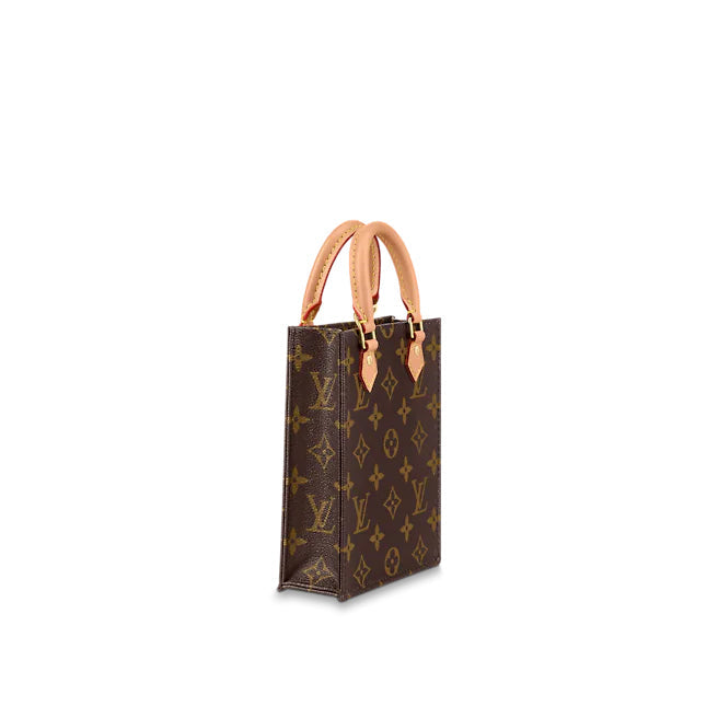 LOUIS VUITTON MONOGRAM PETIT SAC PLAT HANDBAG