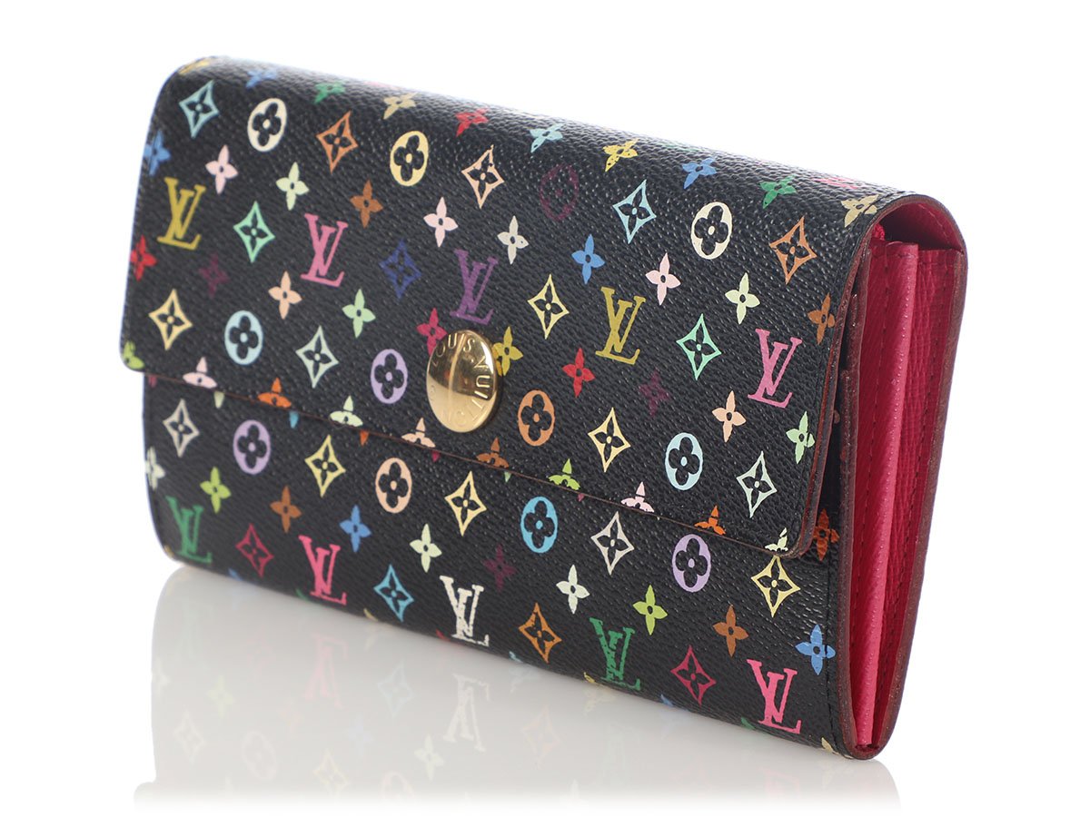GLM-Multicolor Monogram Sarah Wallet