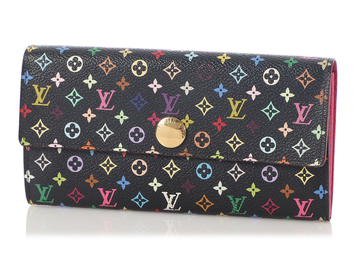 GLM-Multicolor Monogram Sarah Wallet