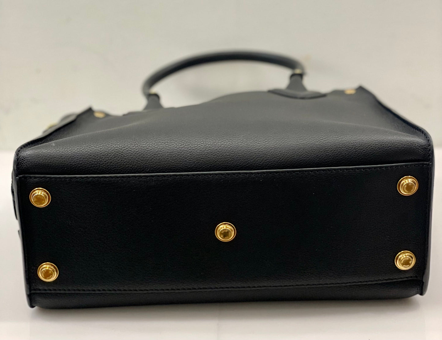 LOUIS VUITTON MONOGRAM TUFFETAGE LEATHER ON MY SIDE TOTE BAG