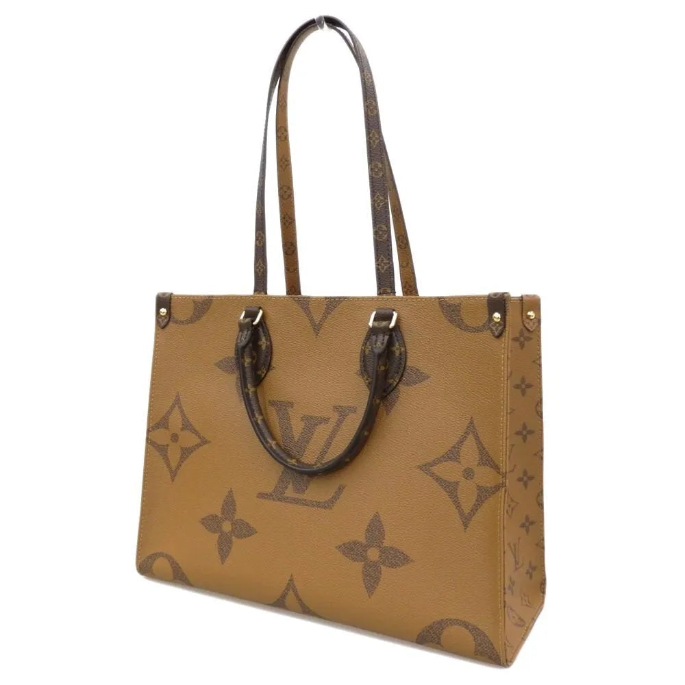 LOUIS VUITTON GIANT REVERSE MONOGRAM ON THE GO MM TOTE BAG