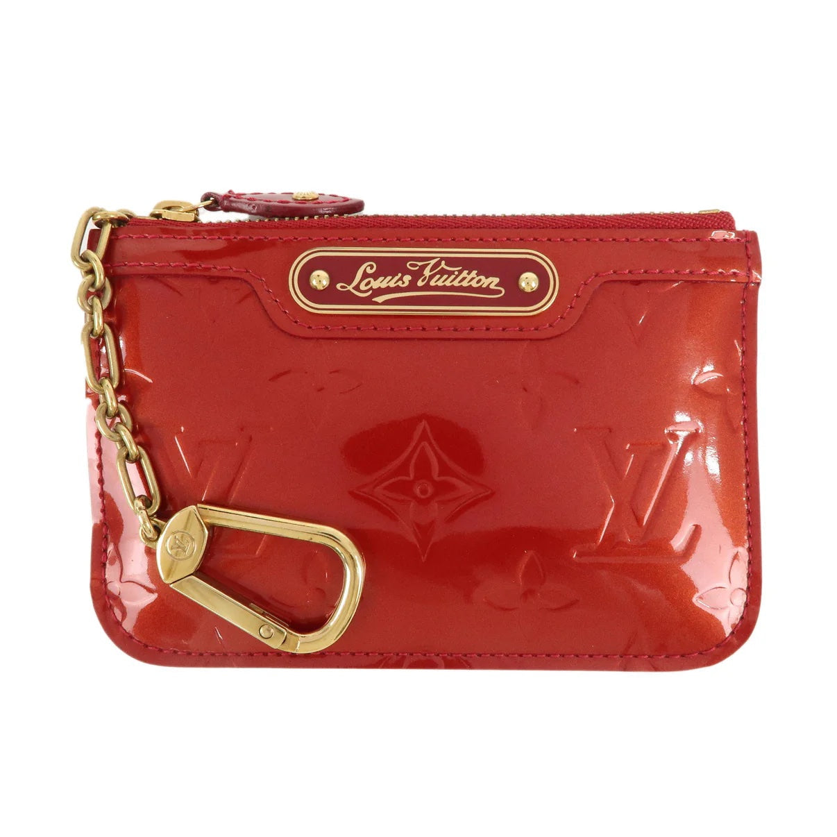 GLM-POMME D'AMOUR MONOGRAM VERNIS CLES KEY COIN PURSE