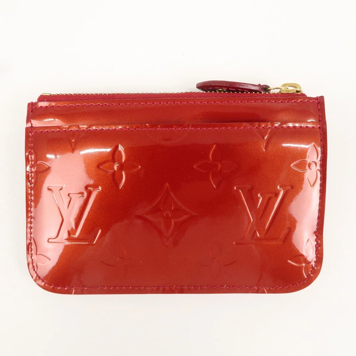 GLM-POMME D'AMOUR MONOGRAM VERNIS CLES KEY COIN PURSE