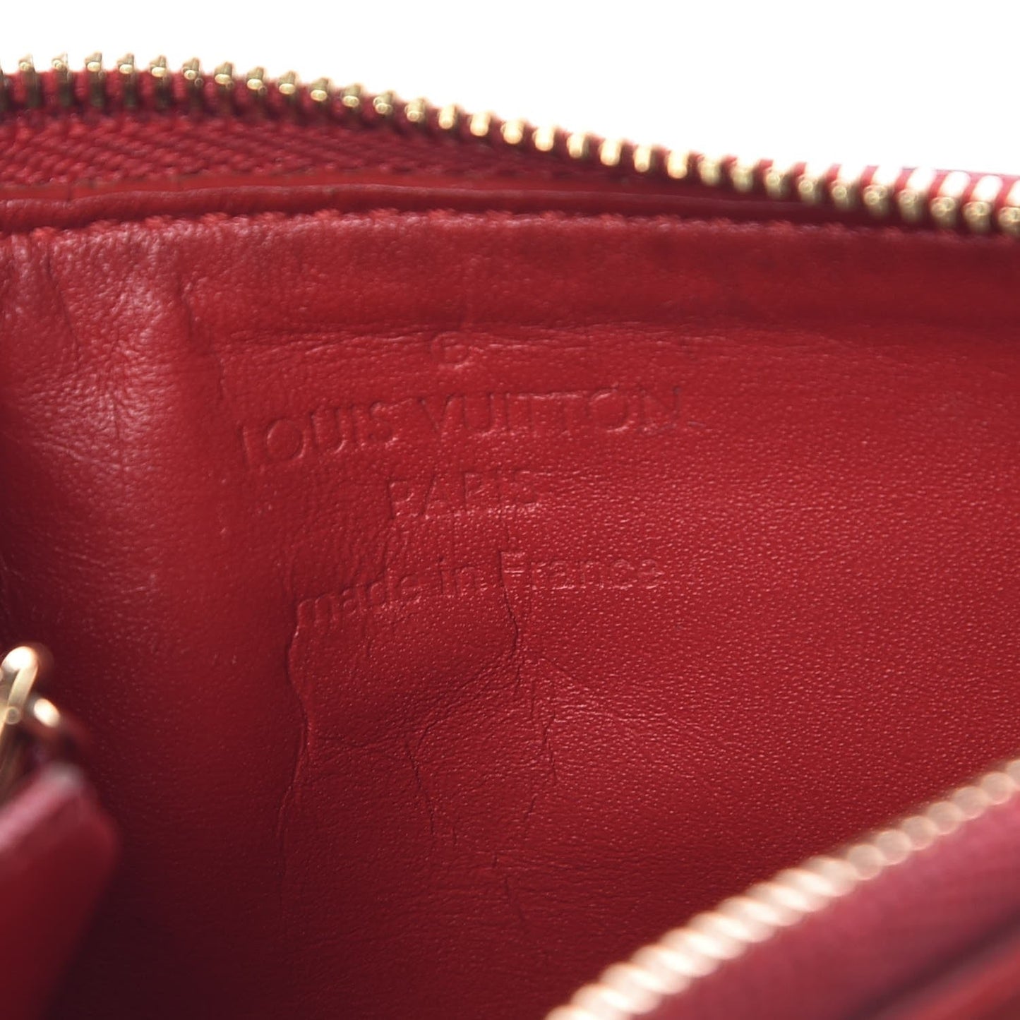 GLM-POMME D'AMOUR MONOGRAM VERNIS CLES KEY COIN PURSE