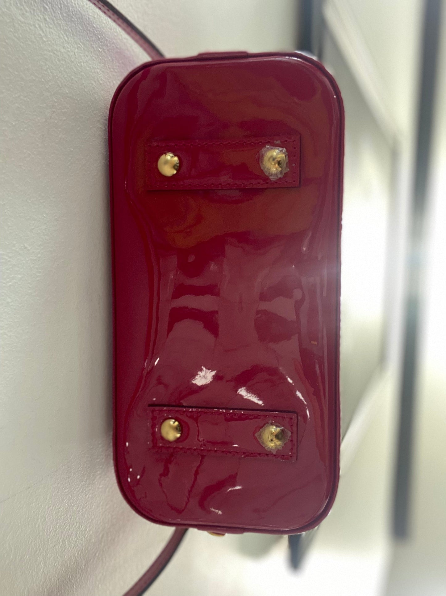 LOUIS VUITTON MONOGRAM VERNIS ALMA BB MAGENTA