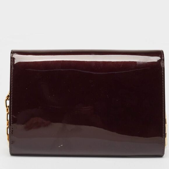 LOUIS VUITTON VERNIS LOUISE GM CHAIN BAG