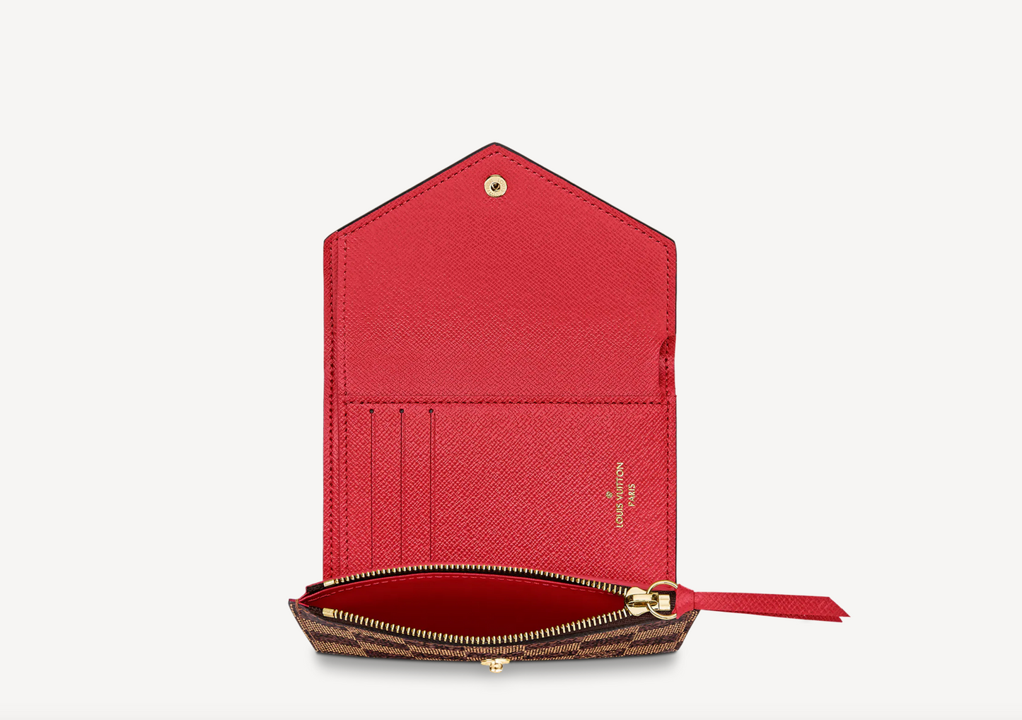 GLM-Damier Ebene Victorine Wallet Red