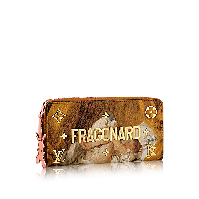 LOUIS VUITTON ZIPPY MASTER COLLECTION FRAGONARD LONG WALLET CLUTCH