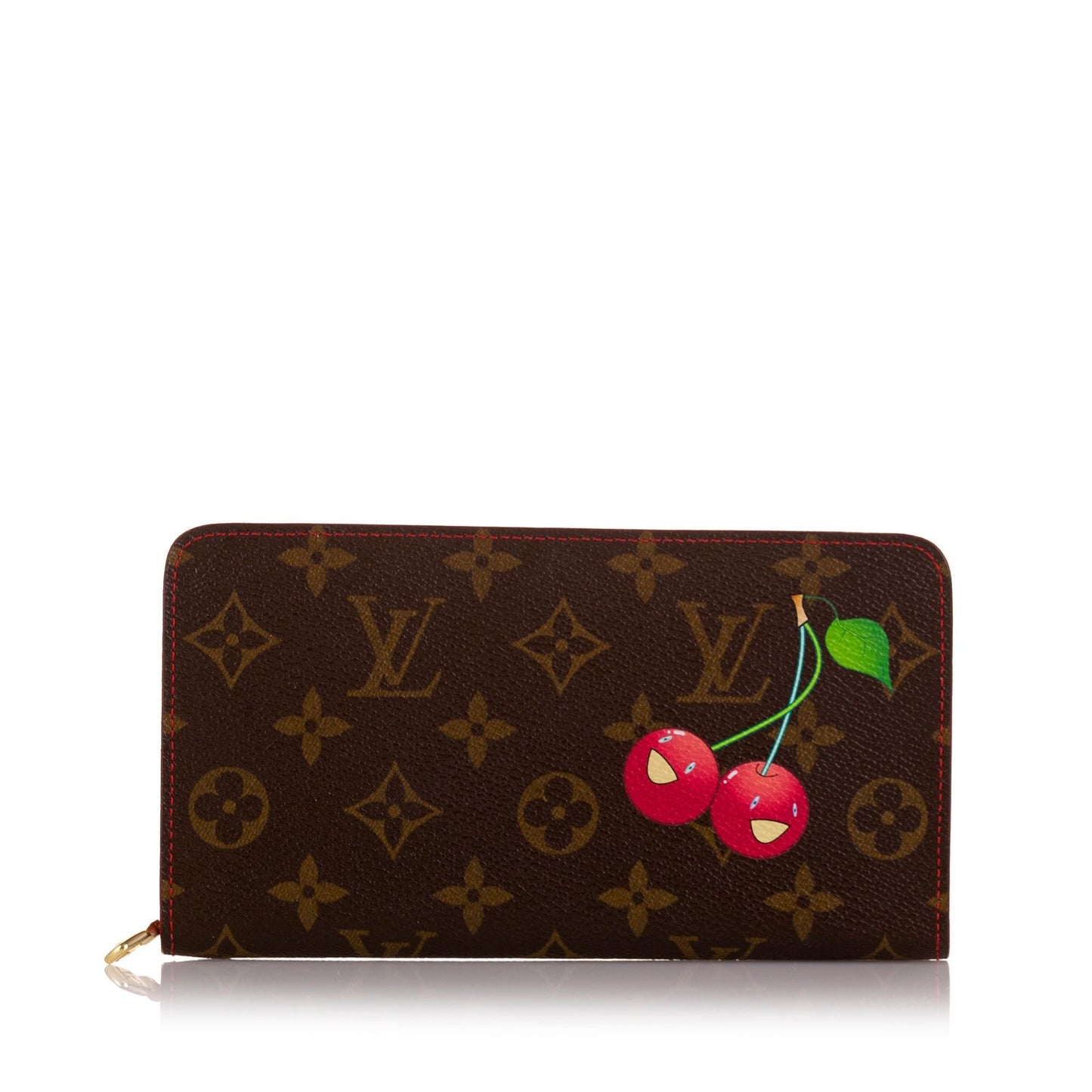 Louis Vuitton x Takashi Murakami Monogram Cerises Zippy (SHG-XVFROn)