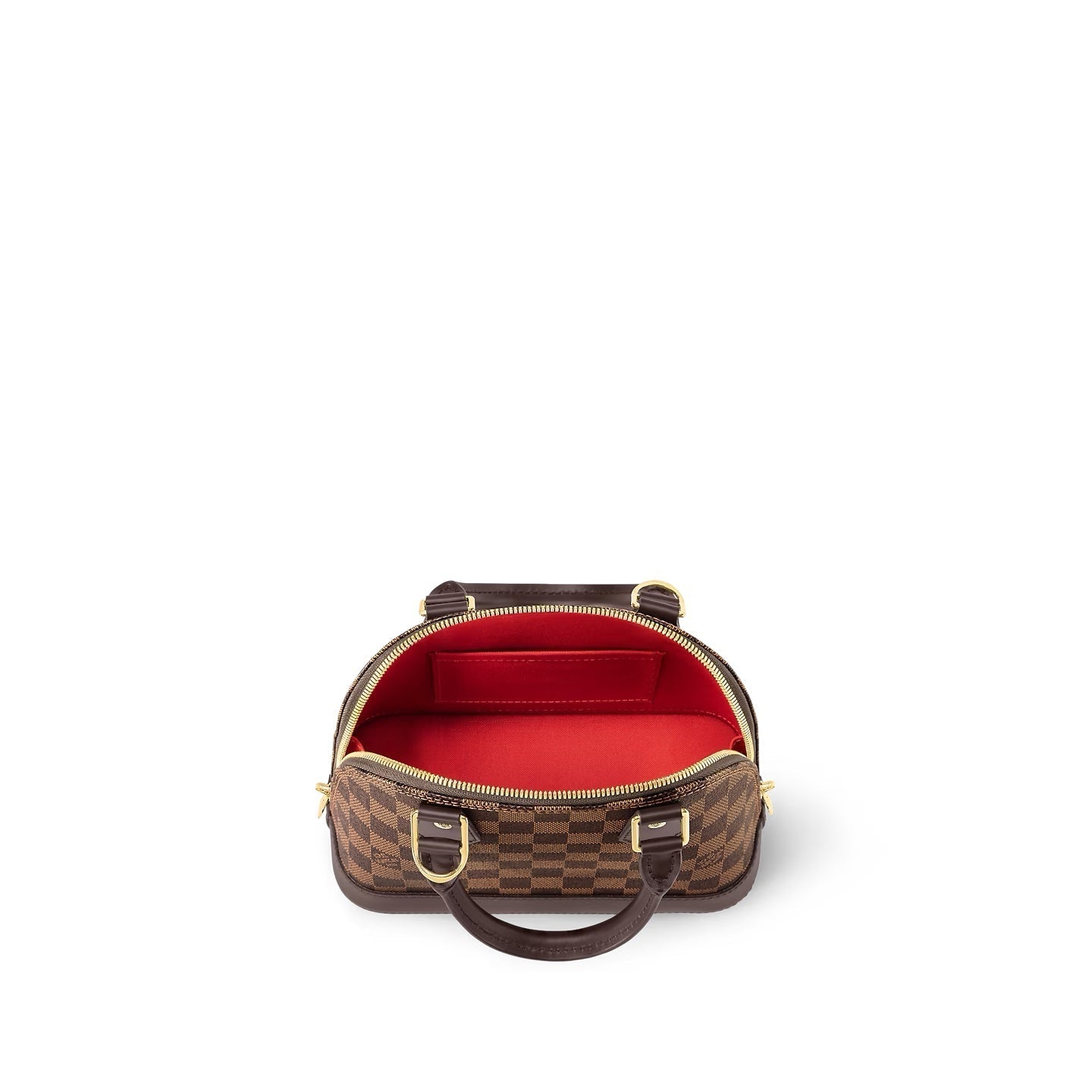 LOUIS VUITTON DAMIER EBENE ALMA BB BAG
