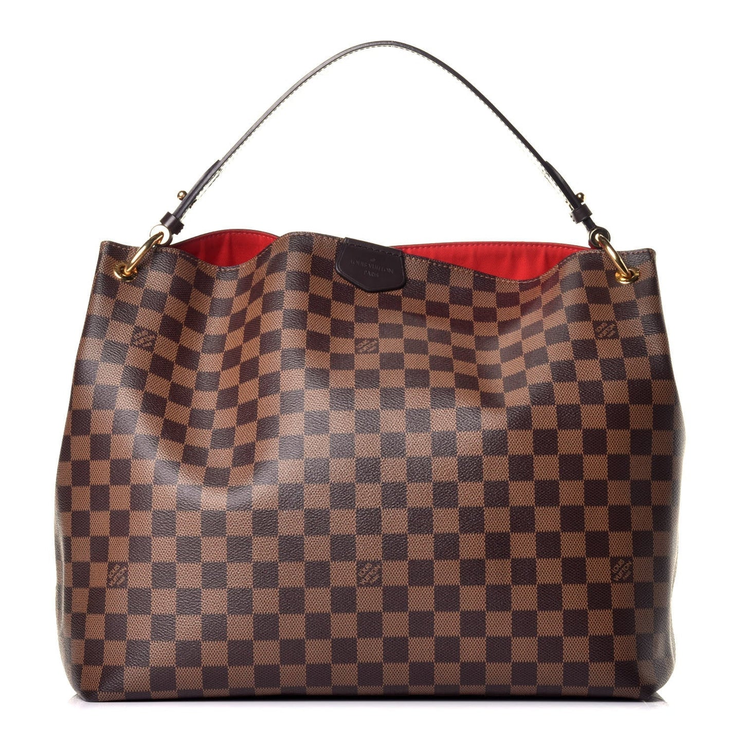 LOUIS VUITTON DAMIER EBENE GRACEFULL MM HOBO BAG