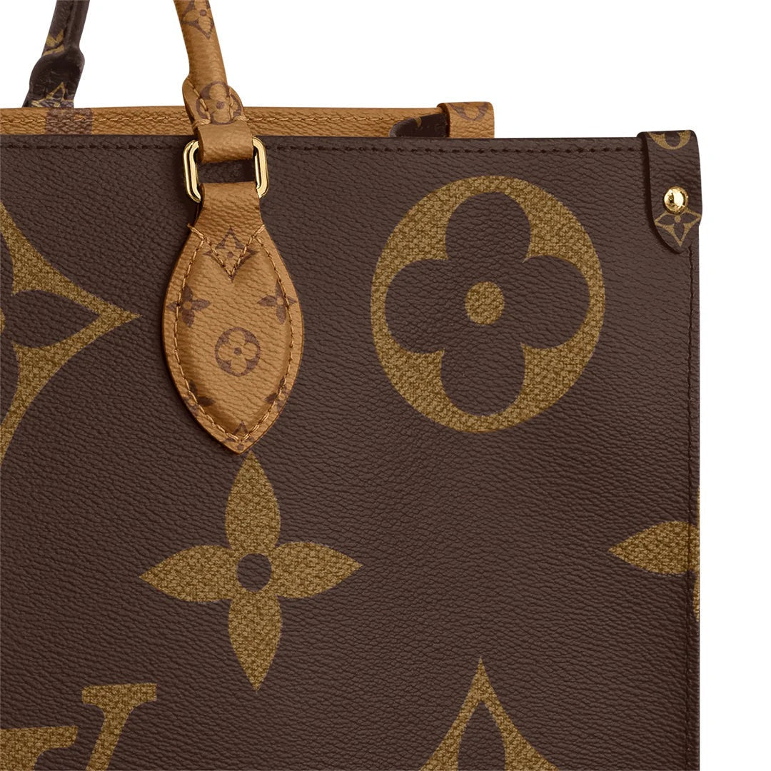 LOUIS VUITTON GIANT REVERSE MONOGRAM ON THE GO TOTE BAG GM