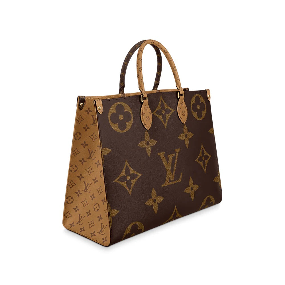 LOUIS VUITTON GIANT REVERSE MONOGRAM ON THE GO TOTE BAG GM