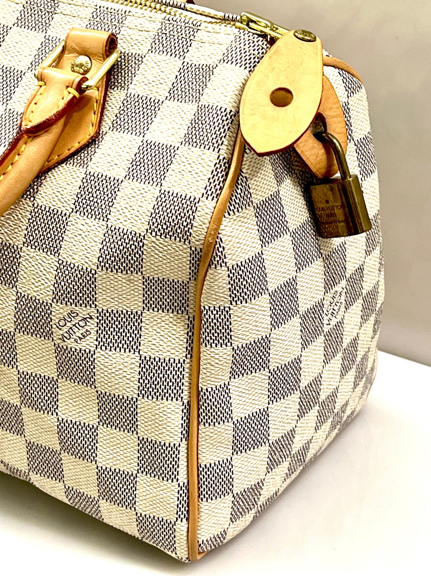 LOUIS VUITTON DAMIER AZUR SPEEDY 25 HANDBAG