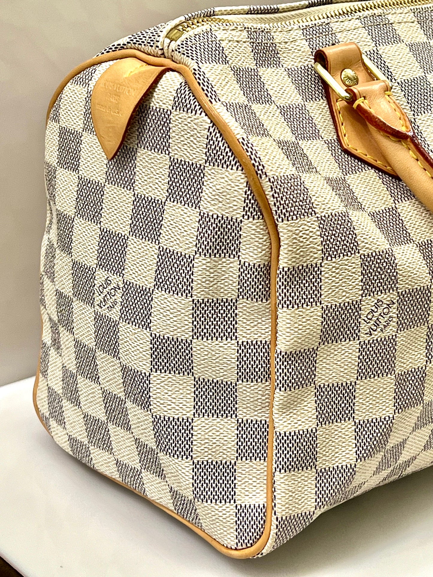 LOUIS VUITTON DAMIER AZUR SPEEDY 25 HANDBAG