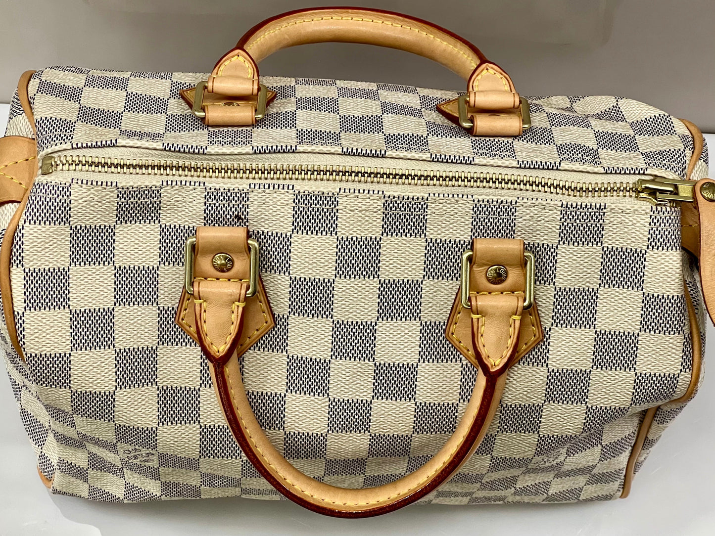 LOUIS VUITTON DAMIER AZUR SPEEDY 25 HANDBAG