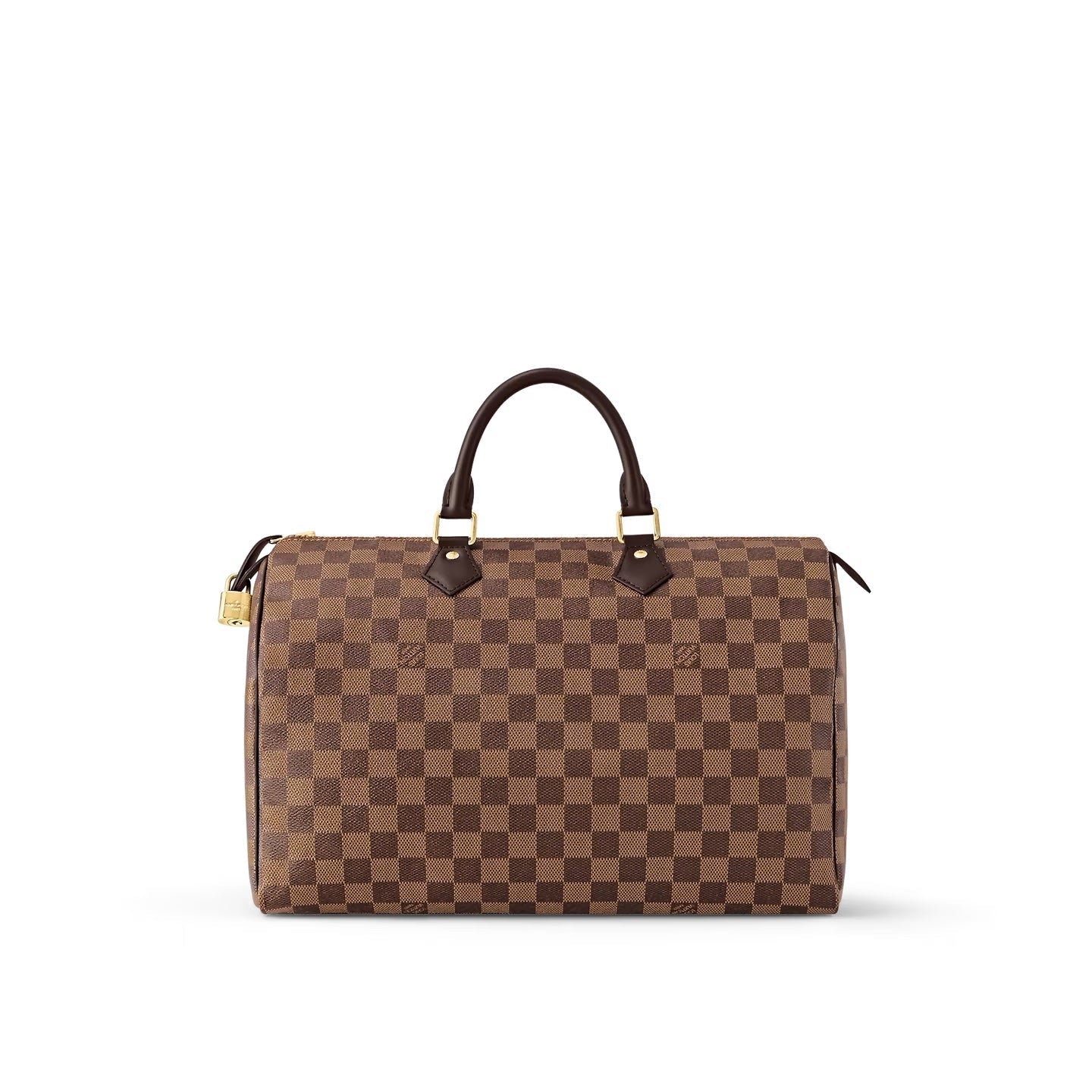 LOUIS VUITTON DAMIER EBENE SPEEDY 35 HANDBAGS