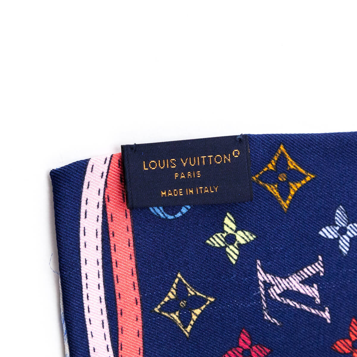 Louis Vuitton Blue & Multicolor Up & Away Bandeau