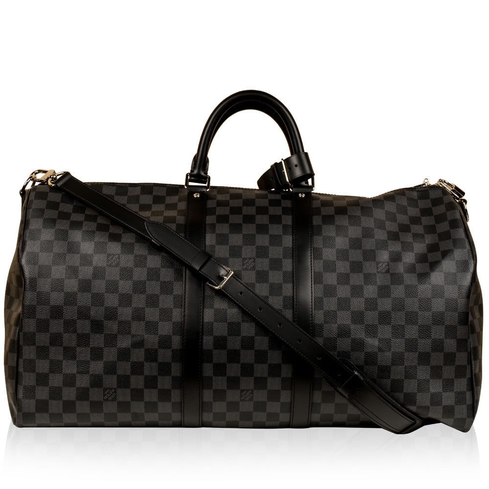 Louis Vuitton Keepall BandouliÃ¨re 55 - Damier Graphite
