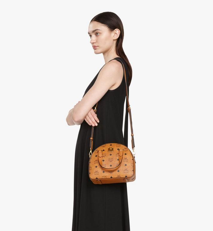 MCM Half Moon Tote in Visetos Original