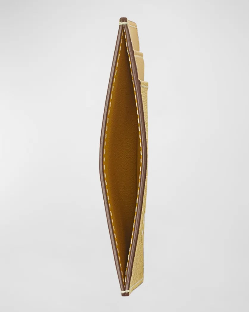 MCM HIMMEL CARD CASE IN LAURETOS LEMON GOLD