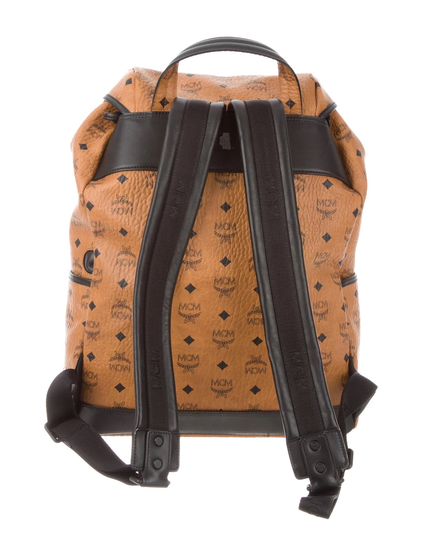 MCM VISETOS KILLIAN BACKPACK IN COGNAC