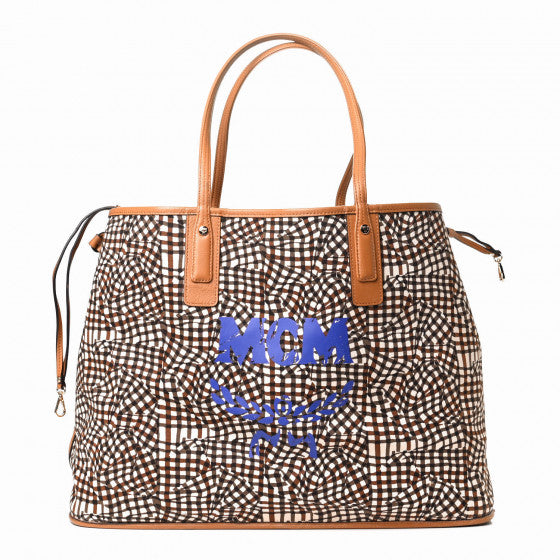 MCM LIZ REVERSIBLE LARGE VISETOS TOTE BAG