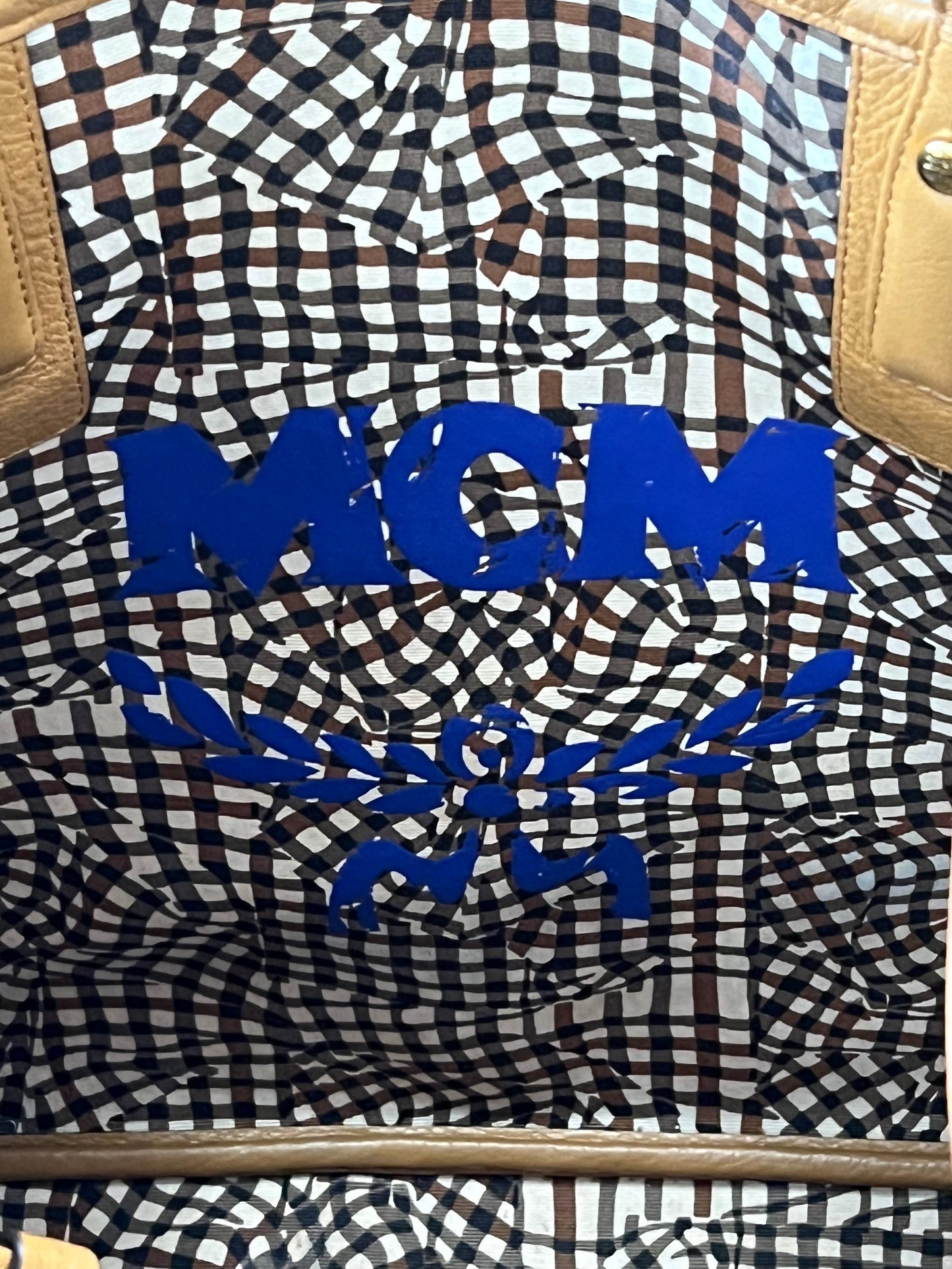 MCM LIZ REVERSIBLE LARGE VISETOS TOTE BAG