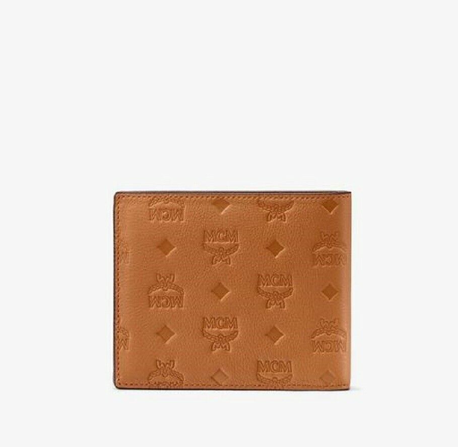 MCM Men's Monogram Leather Bifold Wallet
