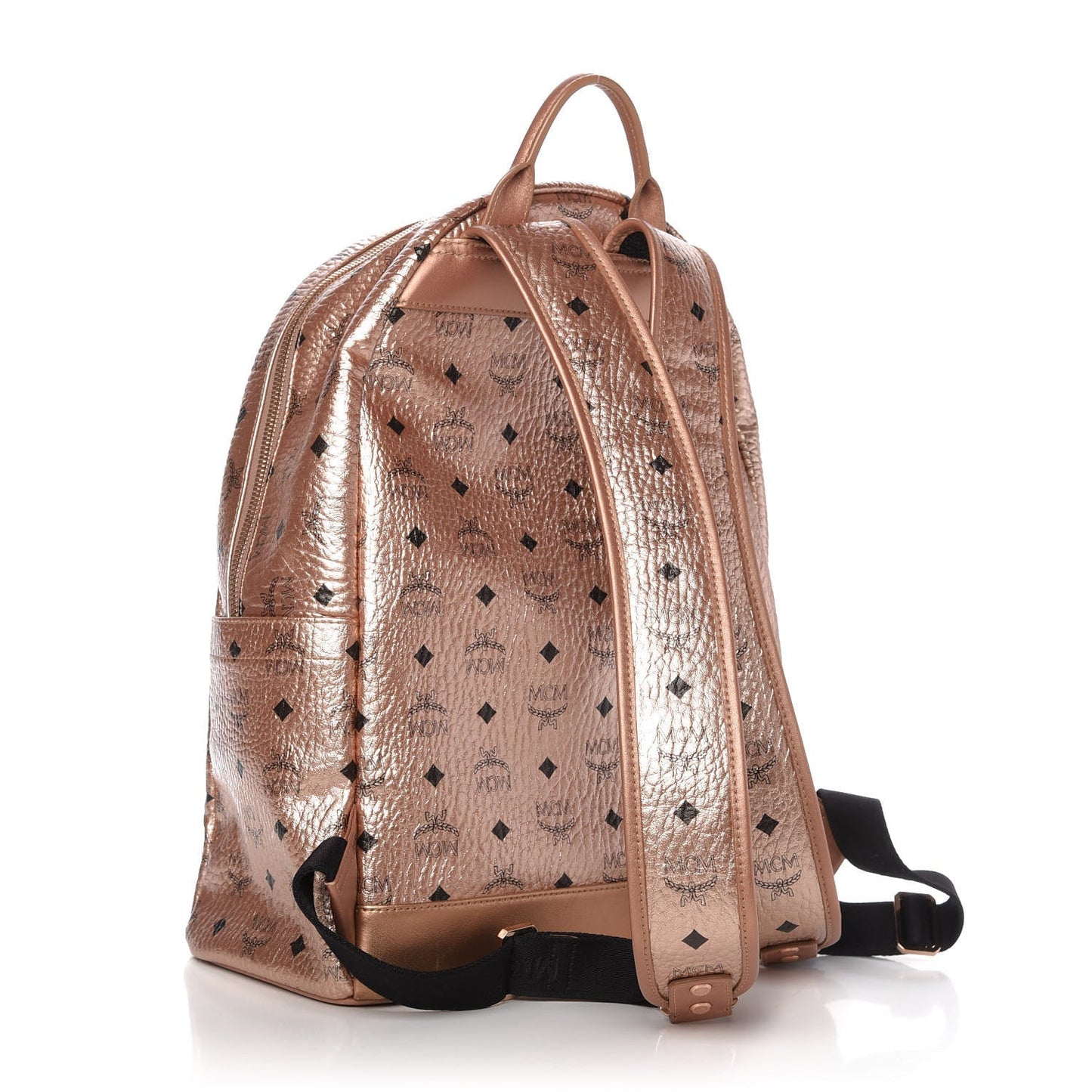 MCM METALLIC VISETOS STARK MEDIUM BACKPACK