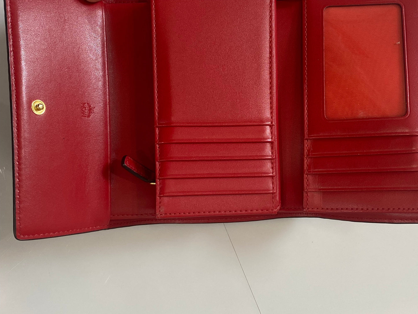 MCM VISETOS THREE FOLD WALLET