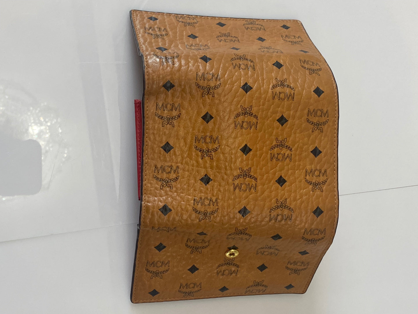 MCM VISETOS THREE FOLD WALLET