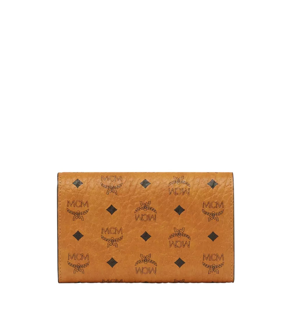 MCM VISETOS THREE FOLD WALLET