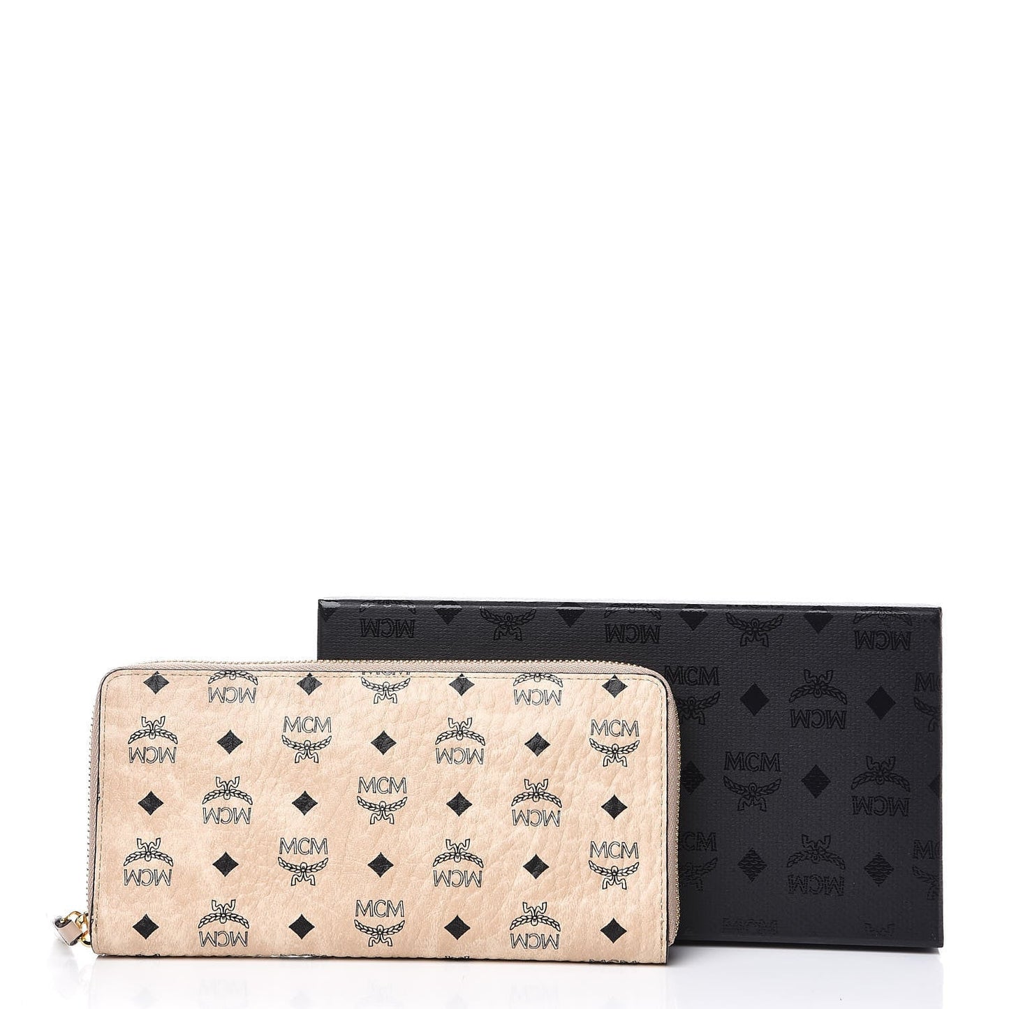 MCM VISTOES LARGE ZIP AROUND WALLET