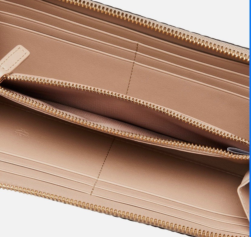 MCM VISTOES LARGE ZIP AROUND WALLET