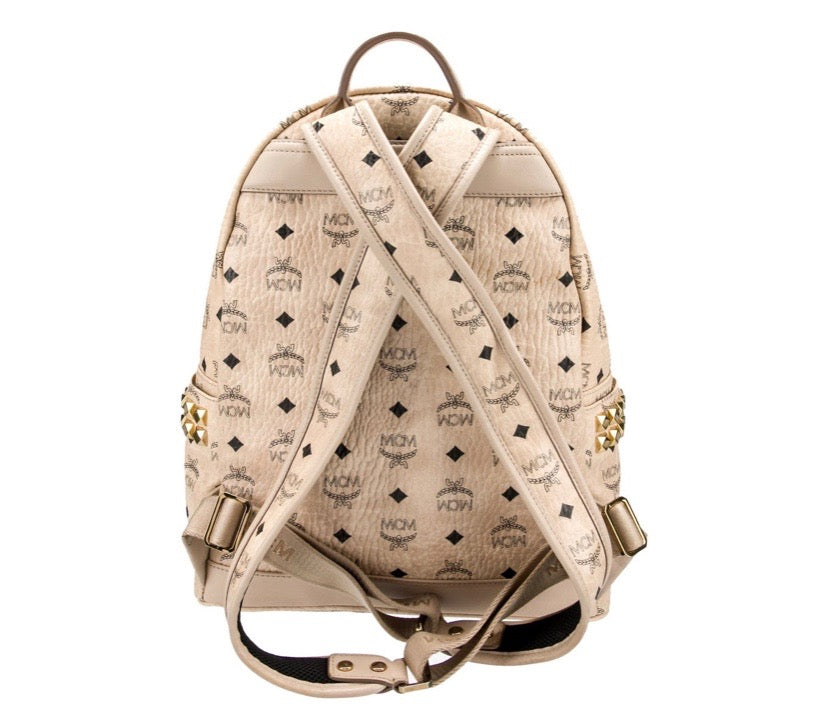 MCM STARK SIDE STUDS VISETOS MEDIUM BACKPACK