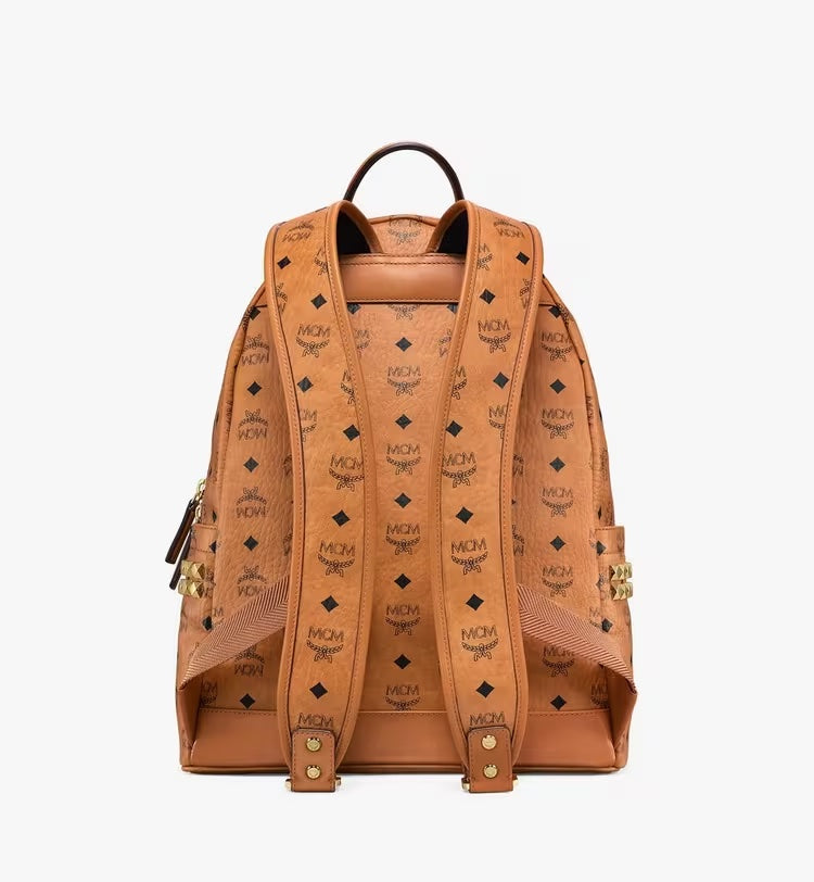 MCM STARK SIDE STUDS VISETOS MEDIUM BACKPACK